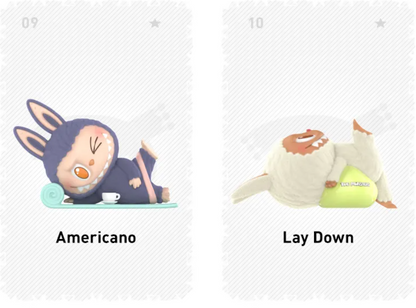 THE MONSTERS Lazy Yoga Series Figures